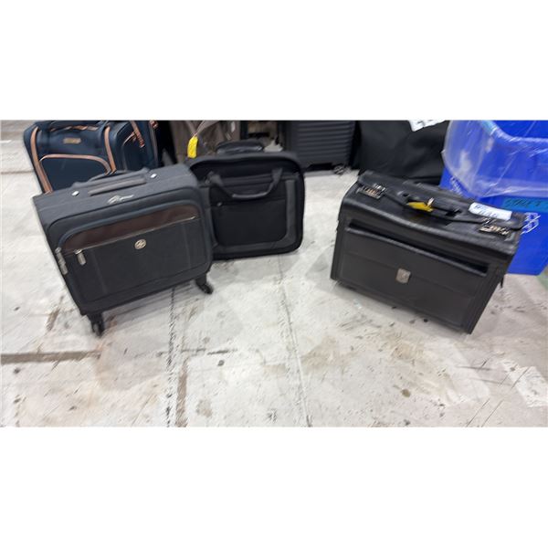 3 ASSORTED BRIEFCASES