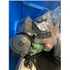 Image 9 : SHELF LOT INCLUDING STIHL CHAINSAW, IRON, ASSORTED PROPS AND MORE