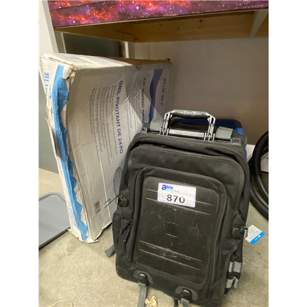 TACTICAL PACKPACKS AND 24" SWING AWAY GRILL