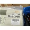Image 2 : BIN INCLUDING ASSORTED TRAIL CAMS, SCALES, BBQ SET AND MORE