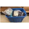 Image 1 : BIN OF PETZL HARNESSES AND ASSORTED PROP ITEMS