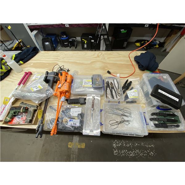 LARGE LOT OF ASSORTED PROP WEAPONS