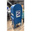 Image 2 : BLUE METAL VINTAGE US POSTAL BOX