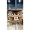 Image 2 : LARGE WOODWORKING TABLE WITH VICE