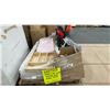 Image 1 : PALLET OF ASSORTED BABY ITEMS- CAR SEAT, BABY CRIB, DIAPER BIN, BABY TOYS