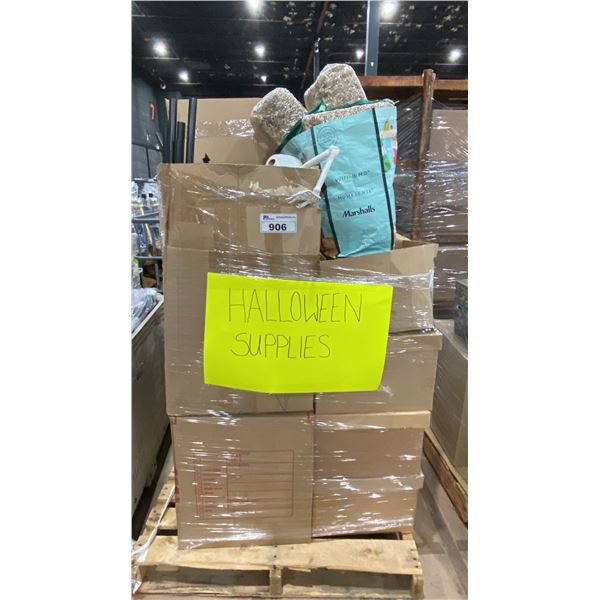 PALLET OF ASSORTED HALLOWEEN DECORATIONS