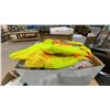 Image 6 : PALLET OF ASSORTED POOL FILTER HOSE, CAUTION TAPE, SAFETY VESTS, DROP CLOTHS, U-LINE CARDBOARD