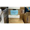 Image 9 : PALLET OF ASSORTED POOL FILTER HOSE, CAUTION TAPE, SAFETY VESTS, DROP CLOTHS, U-LINE CARDBOARD