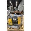 Image 2 : PALLET OF ASSORTED JANITORIAL ITEMS & CARTS