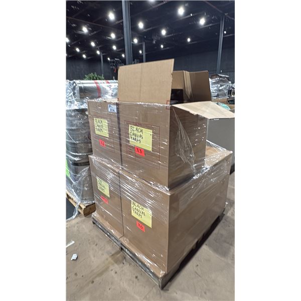 PALLET OF ASSORTED CANVAS TARPS