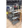 Image 1 : 3 GALVANIZED METAL STORAGE SHELVES