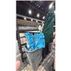 Image 1 : 2 PLASTIC MOBILE BINS GARBAGE BINS WITH ASSORTED PATIO UMBRELLAS