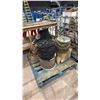 Image 1 : PALLET OF ASSORTED NAUTICAL ROPE & HOIST
