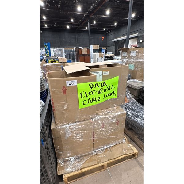 PALLET OF ASSORTED ELECTRICAL CABLE