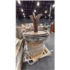 Image 1 : 3 BLASA WOOD 48" ROUND TABLES