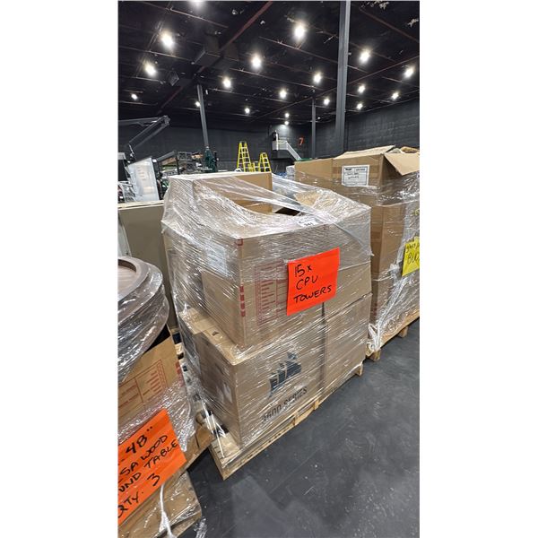 PALLET OF APPROX 15 COMPUTER TOWERS