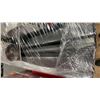 Image 3 : PALLET OF ASSORTED SET DEC ITEMS-FIREBELLS, VASES, MEAT CURTAINS, BASEBOARD HEATERS, TOOLBOXES