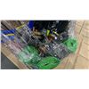 Image 3 : PALLET OF ASSORTED GYM EQUIPMENT- FLOOR MATS, CORK & YOGA MATS, MMA TRAINING STAND, EXERCISE