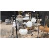 Image 2 : 2 ROLLING RACKS OF ASSORTED LIGHT FIXTURES