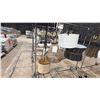 Image 2 : 2 ROLLING RACKS OF ASSORTED LIGHT FIXTURES