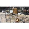 Image 2 : 2 ROLLING RACKS OF ASSORTED LIGHT FIXTURES