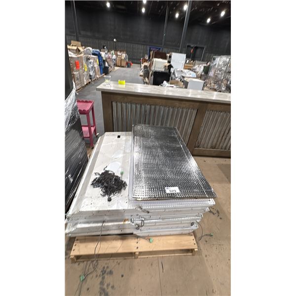 PALLET OF ASSORTED LIGHT PANELS & COVERS