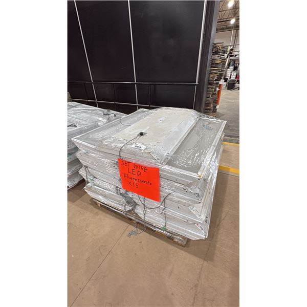 PALLET OF LIGHT PANELS