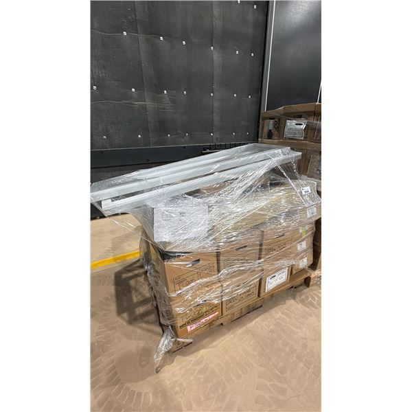 PALLET OF ASSORTED LIGHTING- CHRISTMAS LIGHTS, WALL MOUNT LIGHTS, TABLE LAMPS & MORE