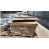 Image 1 : PALLET OF LIGHT PANEL COVERS, CHAIN, FIRE EXTINGUISHER & HARDWARE