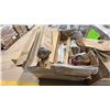 Image 2 : PALLET OF LIGHT PANEL COVERS, CHAIN, FIRE EXTINGUISHER & HARDWARE