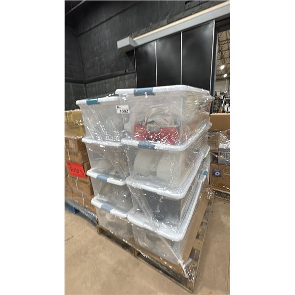 PALLET OF ASSORTED LAMPS, PARTS & ELECTRICAL COMPONENTS,