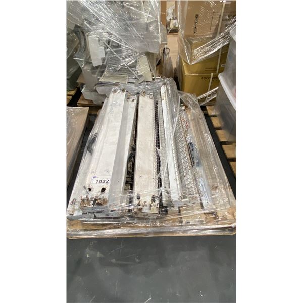 PALLET OF LIGHT PANELS & CAGES