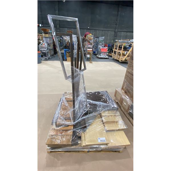 PALLET OF ASSORTED SHELVES & PANELS
