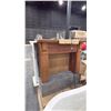 Image 2 : NAPOLEON ELECTRIC FIREPLACE WITH MANTLE & WOODEN FIREPLACE MANTLE