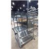 Image 3 : COMMERCIAL BAKERS RACK, MOBILE STAINLESS STEEL CART, MOBILE METAL SMALL TABLE & CART
