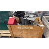 Image 1 : PALLET CRATE OF ASSORTED SCRAP METAL & PLUMBING PIECES