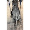 Image 1 : GROUP OF ASSORTED METAL POLES *CART NOT INCLUDED*