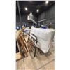 Image 1 : GROUP OF ASSORTED HEADBOARDS/FOOTBOARDS & 2 MATTRESSES