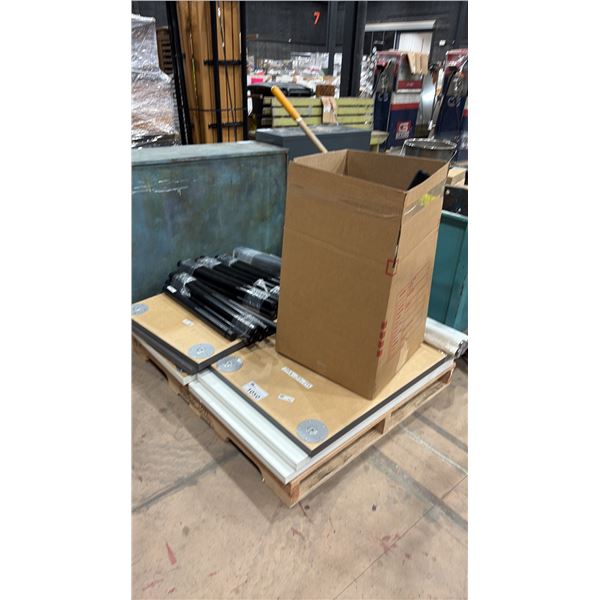 GROUP OF ASSORTED IKEA TABLES & LEGS