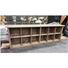 Image 2 : COUNTRY STYLE SERVING/SALES COUNTER WITH STORAGE COMPARTMENTS