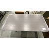 Image 2 : MANUALLY ADJUSTABLE METAL LEGGED WOOD TOP TABLE