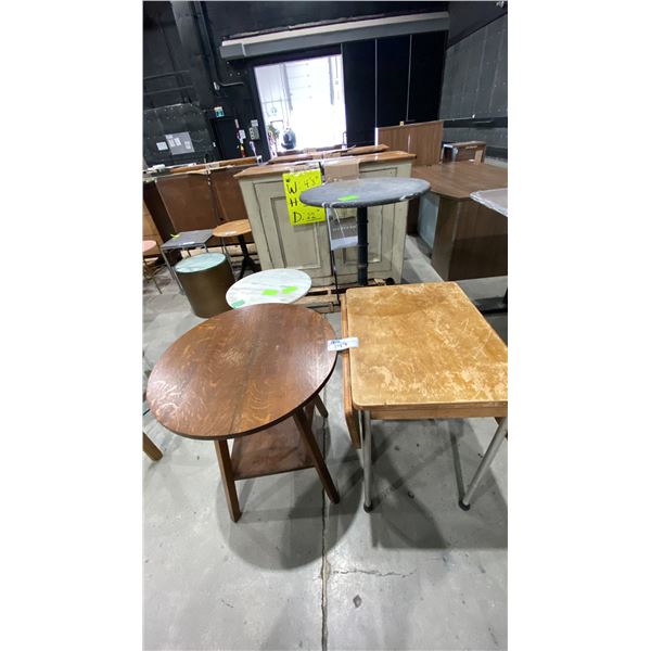 GROUP OF 4 SMALL TABLES
