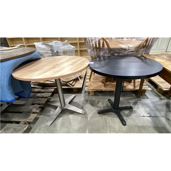 2 ROUND TABLES