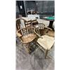 Image 2 : 3 ASSORTED ANTIQUE CHAIRS
