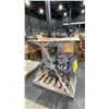 Image 1 : BAR HEIGHT WOOD TOP TABLE WITH 2 EXTRA BASES