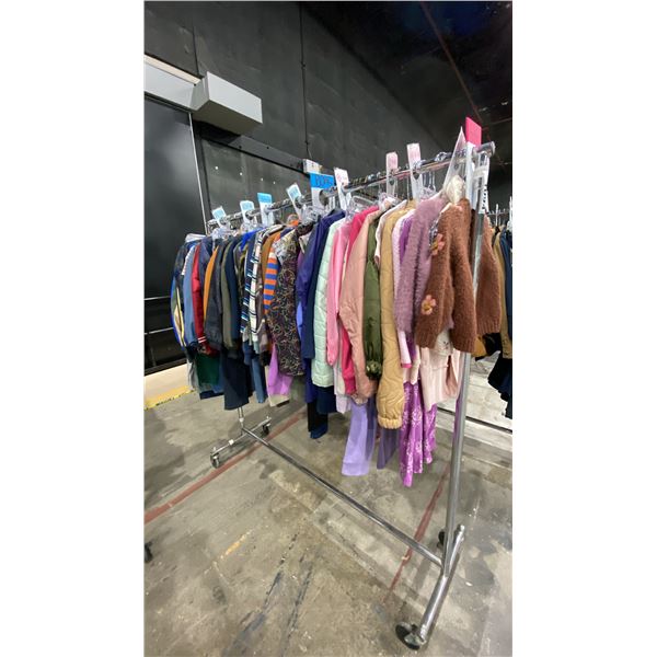 LARGE GROUP OF ASSORTED PRODUCTION COSTUME ITEMS- ASSORTED CHILDRENS CLOTHING *RACK NOT INCLUDED*