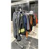 Image 2 : LARGE GROUP OF ASSORTED PRODUCTION COSTUME ITEMS- RAIN GEAR, WORK CLOTHES, OVERALLS & MORE