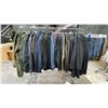 Image 3 : LARGE GROUP OF ASSORTED PRODUCTION COSTUME ITEMS- ASSORTED STYLE JACKETS (LEATHER, DRESS, CAMO,