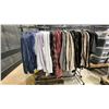 Image 3 : LARGE GROUP OF ASSORTED PRODUCTION COSTUME ITEMS- DRESS SHIRTS & FLANNEL SHIRTS *RACK NOT INCLUDED*
