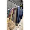 Image 2 : LARGE GROUP OF ASSORTED PRODUCTION COSTUME ITEMS- JACKETS, DRESS JACKETS, VESTS, JEANS & SWEATERS